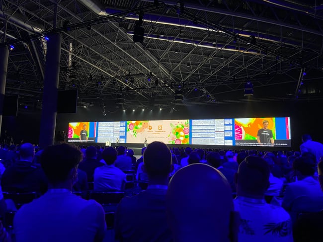 KubeCon 2022 crowd